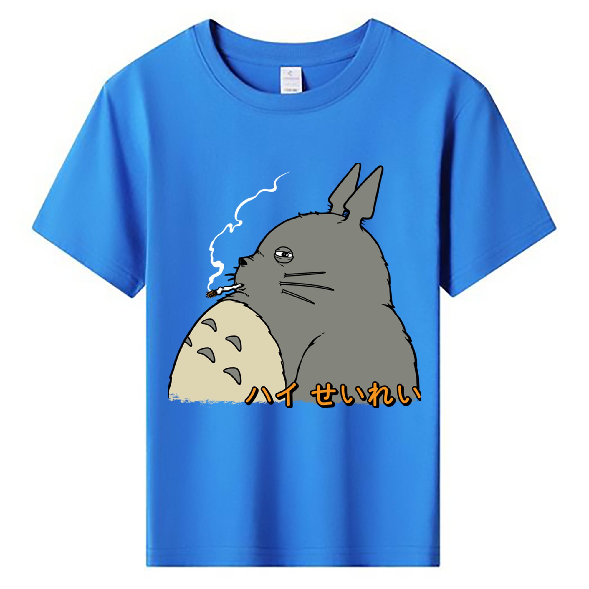 （画像用） となりのトトロ 草壁メイ 草壁サツキ My Neighbor Totoro Satsuki Kusakabe Mei Kusakabe 綿100％キッズTシャツ（フロントプリント）
